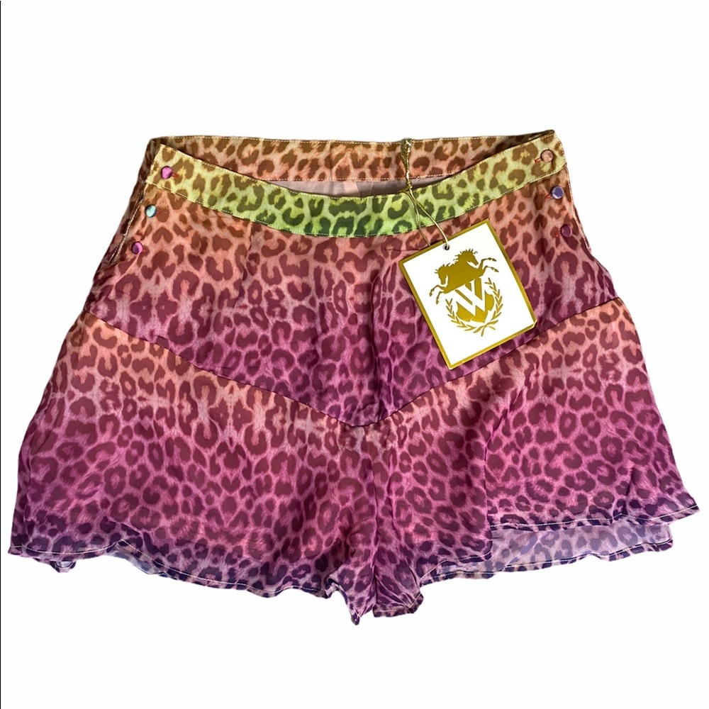 NWT Revolve Wildfox White Label Rainbow Shorts